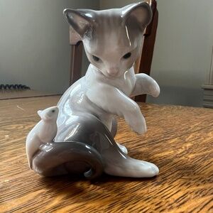 Lladro Cat & Mouse